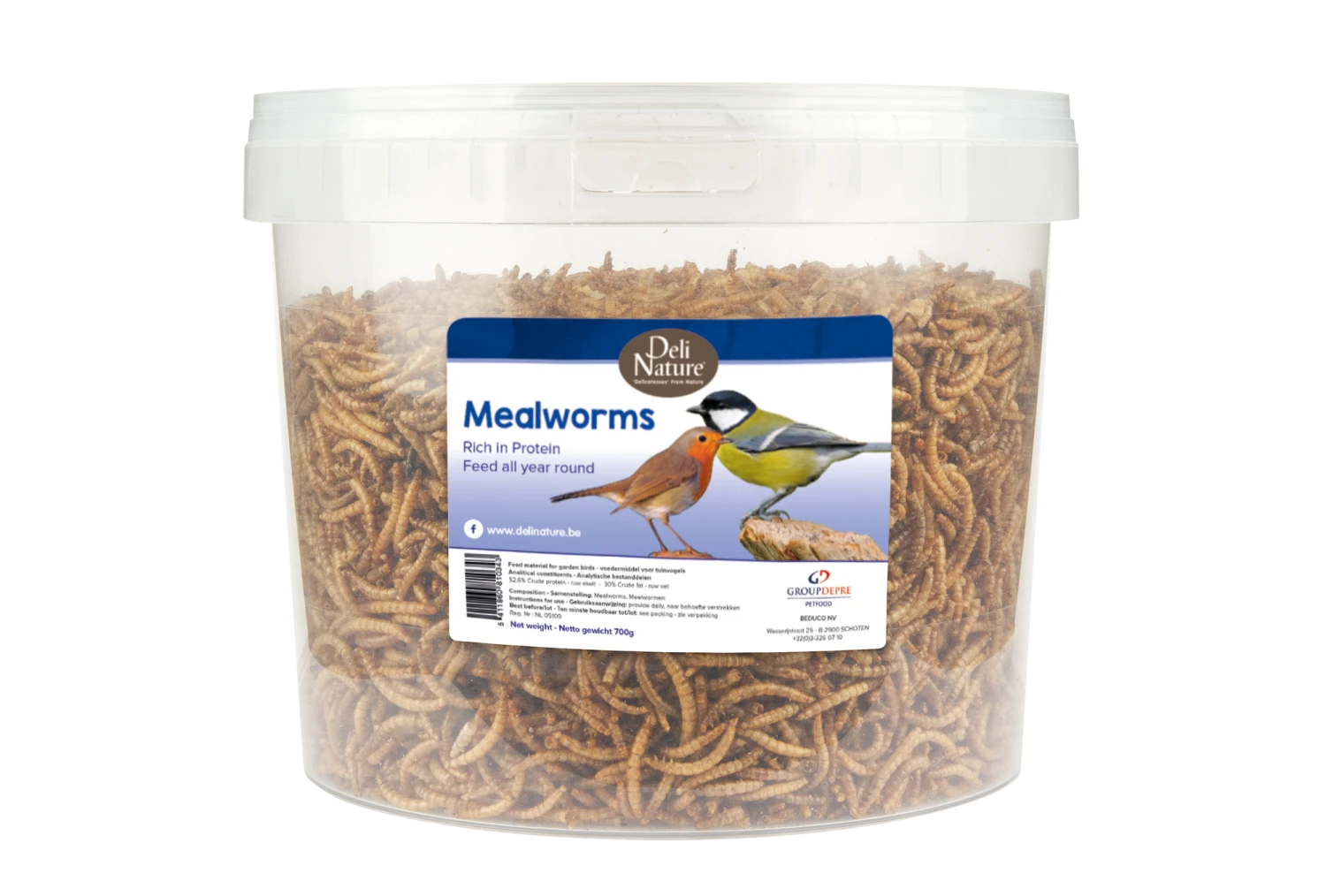 Deli Nature Mehlwürmer 700g 1 Deli Nature Mehlwürmer 700g