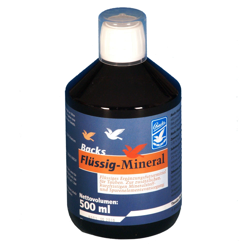 Backs - Flüssig-Mineral - Zusatzfutter Für Tauben - 500ml 1 Backs - Flüssig-Mineral - Zusatzfutter Für Tauben - 500ml