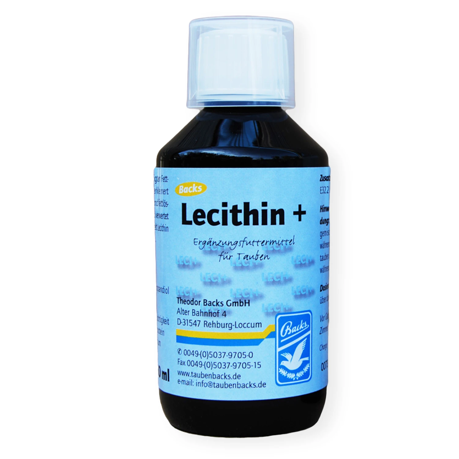 Backs - Lecithin+ - Zusatzfutter Für Tauben - 250ml 1 Backs - Lecithin+ - Zusatzfutter Für Tauben - 250ml