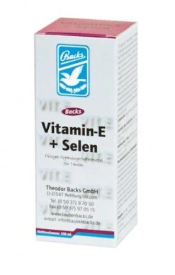 Backs - Vitamin E + Selen - Nahrungsergänzung Für Tauben - 100ml