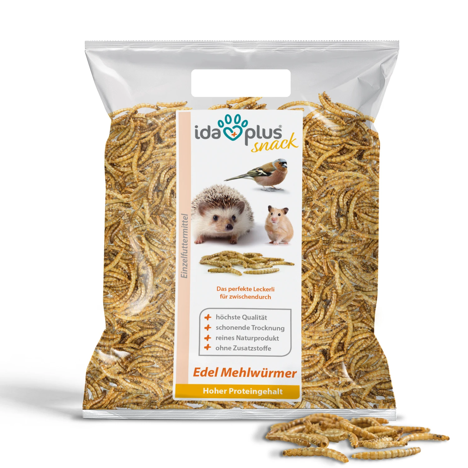 Ida Plus Edel Mehlwürmer 1000g 1 Ida Plus Edel Mehlwürmer 1000g