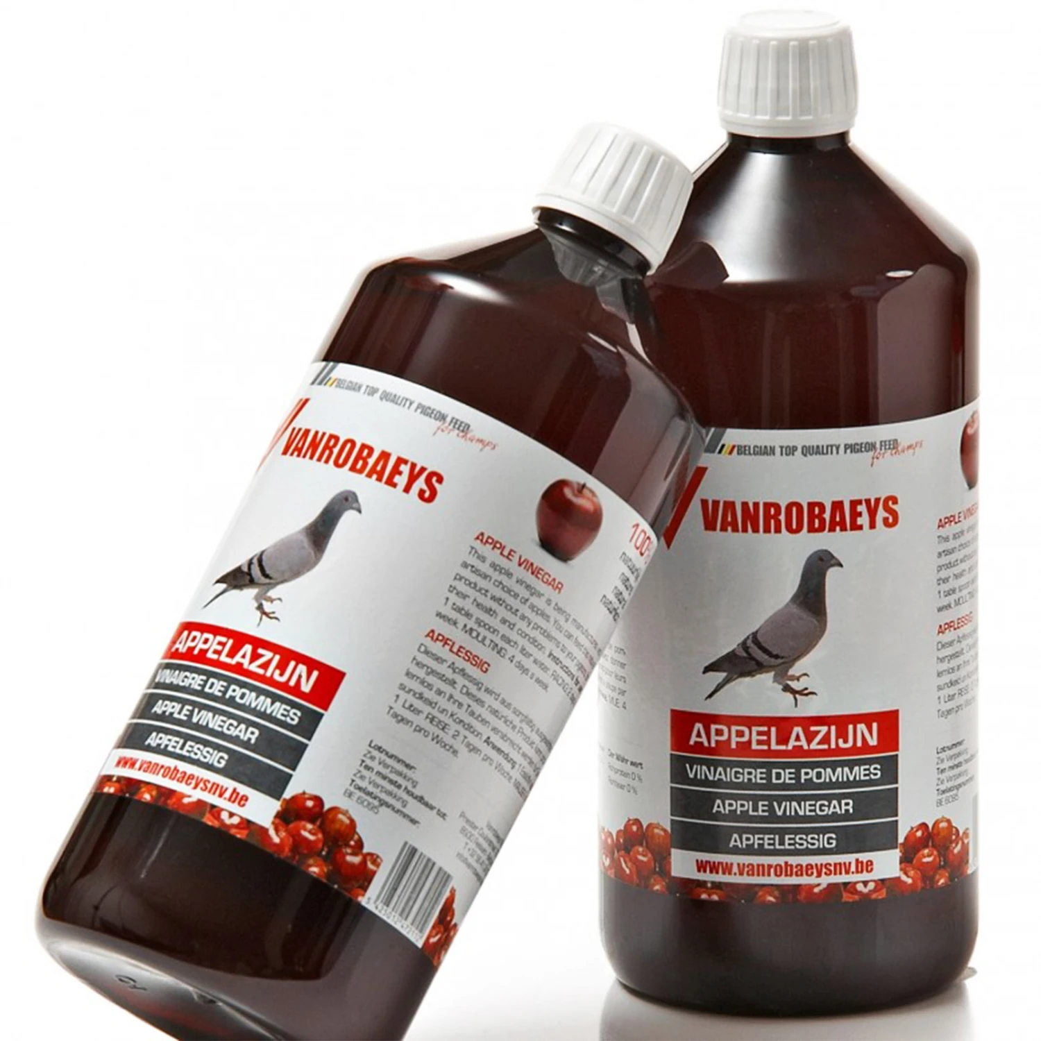 Vanrobaeys - Apfel Essig - Nahrungsergänzung Für Vögel - 1000ml 1 Vanrobaeys - Apfel Essig - Nahrungsergänzung Für Vögel - 1000ml