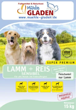 Gladen Lamm + Reis Sensibel 15kg
