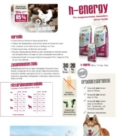 Bewi Dog H-Energy 25kg -Muhle Gladen Geschaft hi energyzusammenfassung