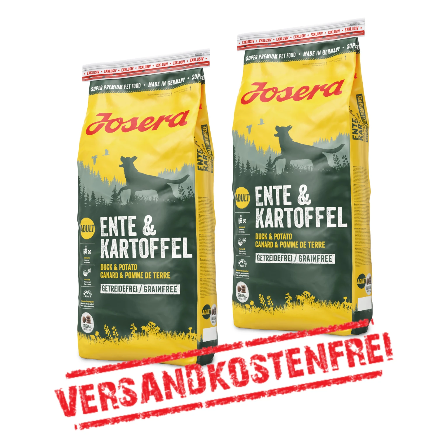 Josera Ente&Kartoffel 2er-Pack 30kg 1 Josera Ente&Kartoffel 2er-Pack 30kg