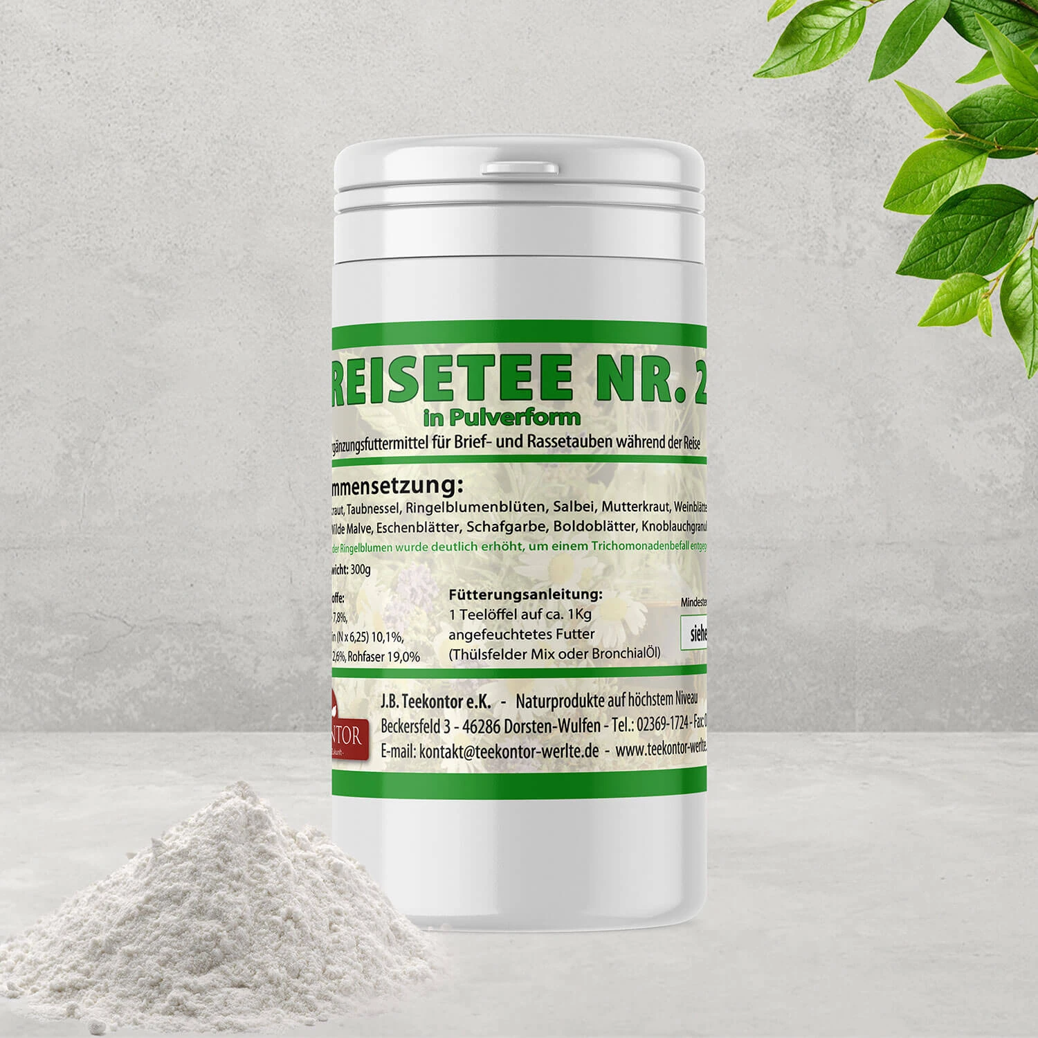 Teekontor Reisetee Gemahlen 300g 1 Teekontor Reisetee Gemahlen 300g